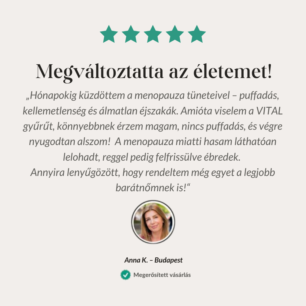 Vital© – Természetes megoldás a menopauzára
